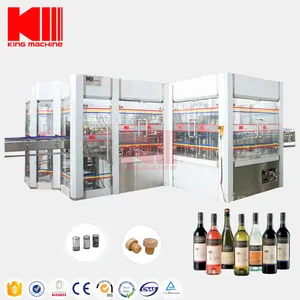 Small Automatic Gin Alcohol Filling Production Line Brandy Bottling Machine Spirit Bottling Plant Liquor Bottle Filler