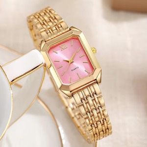 Montre de luxe pour femmes, filles, étudiantes, bracelet en acier, montre-bracelet simple carrée à quartz, montre intelligente - Product Image 3