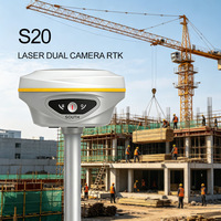 Penerima RTK Multi-Konstelasi South S20 Versi Internasional Bluetooth Perlindungan IP68 GPS Rover Base GNSS
