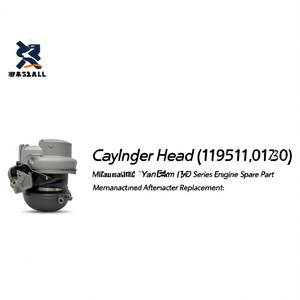 Culasse 119511-01305 pour moteur diesel Yanmar série 6LY3, pièce de rechange remanufacturée, remplacement de rechange - Product Image 1