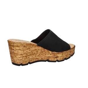 Ciabatte con Zeppa Morbide da Donna Cinzia Nere IAF373320 - Product Image 4