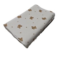 Taie d'oreiller en coton tricoté pour enfants avec motifs Doraemon et Minions, tissu brocart lourd résistant à l'abrasion