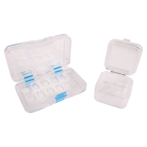 Scatola di Conservazione in Plastica Trasparente per Corone e Ponti Dentali con Coperchio Incernierato e Chiusura, Prezzo di Fabbrica - Product Image 4