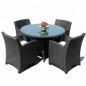 Bàn ghế <span class=keywords><strong>acapulco</strong></span> hiện đại Bộ 4 ghế bền hình chữ nhật vườn ăn uống ngoài trời không thể gập lại biệt thự sân bệnh viện phòng tập thể dục - Product Image 2