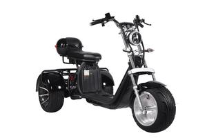 Scooter électrique Citycoco avec certification EEC COC, mangosteen, stock Hollandais, 1000W, batterie amovible 20Ah, pneus larges - Product Image 3