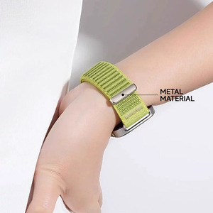 Bracelets de montre intelligents en nylon personnalisés, nouveau design, 42 mm, 46 mm, 49 mm, bracelet adhésif réglable pour <span class=keywords><strong>Apple</strong></span> <span class=keywords><strong>Watch</strong></span> Series 11, 10, 9, 8 - Product Image 4