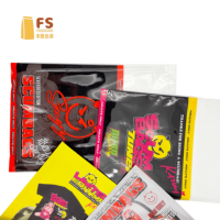 Sacs d'emballage en plastique multicolores de qualité alimentaire, personnalisables, à fermeture éclair sur 3 côtés, pour bijoux, petits jouets, avec pochettes
