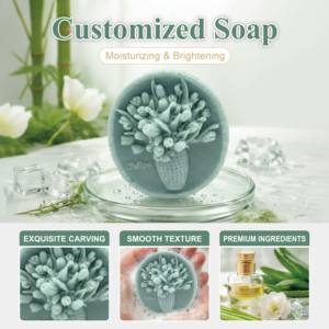 Meticulously Crafted Olive Oil Base <b>Soap</b> A Calming <b>Soap</b> Bar That Is Perfect For Daily Face Wash And Gentle Skin Purification - Product Image 2