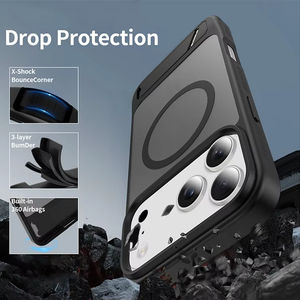 Étui de protection 2700GS avec support intégré pour <span class=keywords><strong>iPhone</strong></span> 16 et 17 Series, recharge sans fil efficace, toucher fluide - Product Image 2