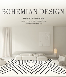 Tùy Chỉnh Handmade Thảm Hiện Đại Phòng Khách Thảm Handmade Acrylic Thảm Len - Product Image 2