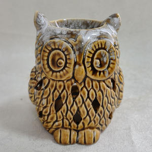 Ywbeyond Home Aroma Stove <strong>Owl</strong> Design Aromatic <strong>Candle</strong> <strong>Holder</strong> for Wax Melt Warmer Tealight <strong>Holder</strong> Ceramic Essential Oil Burner - Product Image 3