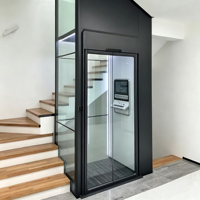 Ascenseur de villa moderne sans machine, prix usine, le plus vendu, pour maison résidentielle intérieure à 3 étages, 3-4 personnes