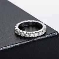 Bague en argent sterling 925 MuShan Designer Jewelry, bague unique en moissanite pour l'épouse, plaquée or véritable 18 carats, bagues fines brevetées MST