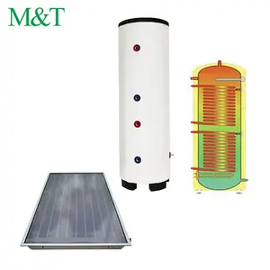 Erp Iso Certificering Zonne-Energie Warmwatertank Opslag 1000l Warmwatertank Zonnestelsel Calentador De Agua Zonne-Energie Boiler