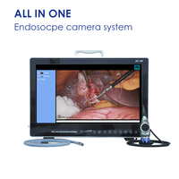 Unité d'endoscopie portable tout-en-un IKEDA YKD-9122 FHD avec moniteur intégré et source de lumière froide LED pour chirurgie ORL et laparoscopie