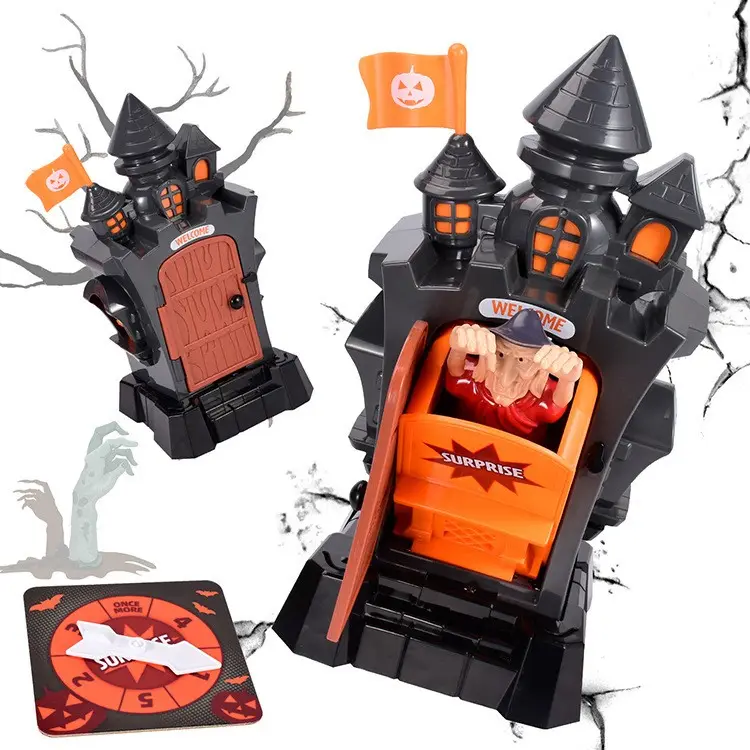 Juego de fiesta de Halloween casa sorpresa de bruja de plástico Kit de bromas divertidas HN910802
