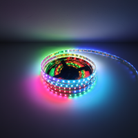 Bande LED flexible personnalisée WS2812B 5V/12V, adressable, RGB, multicolores, étanche IP67, avec contrôle WiFi pour l'éclairage