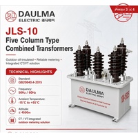 Transformateur combiné CT/VT classe 0,2S JLS-10 200/5A 10kV à connexion V/V