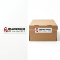 Etiquetas de Seguridad VOID a Prueba de Manipulación, Etiquetas de Seguridad PET Troqueladas Personalizables, Cajas de Envío para Productos Electrónicos de Alto Valor, Protección Antirrobo