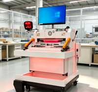 Machine d'emballage automatique haute précision et haute vitesse pour sacs postaux et sacs de coursier express pour le commerce électronique
