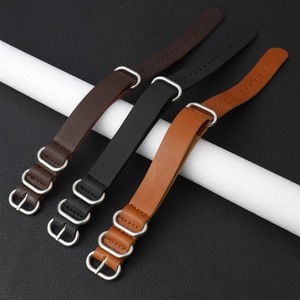 Un pezzo pazzo cavallo 4 anello cinturino da polso accessori di ricambio <span class=keywords><strong>per</strong></span> orologio <span class=keywords><strong>Vintage</strong></span> in pelle di alta qualità cinturino da 18mm, 20mm,22mm - Product Image 4
