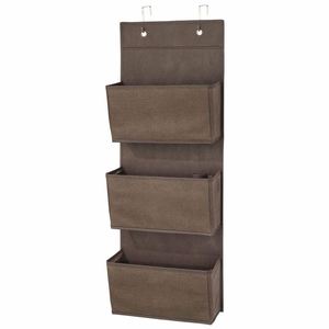 Hanging 3-Pocket Organizer Hanging Wall Closet Organizer for Wardrobe & <b>Kitchen</b> <b>Storage</b> - Product Image 3
