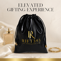 Sac à cordon en cuir PU épais de luxe avec logo, sac à cordon imperméable en cuir PU haut de gamme pour emballage de bijoux