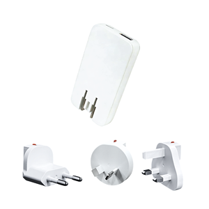Adaptador de Viaje GaN de 65W con Carga Rápida y Doble Puerto - Product Image 1