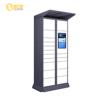 Casier de livraison de colis intelligent Express avec code à barres pour appartement supermarché