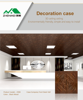 Panneaux de plafond 3D imperméables et antistatiques, nouveau design, matériau PVC, grille de plafond, hôpital, maison, intérieur commercial, résistant au feu