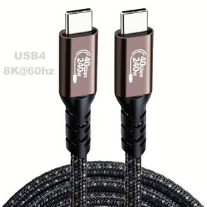 USB4.0 High Quality 40Gbps 240W Usb <b>C</b> <b>to</b> <b>Type</b> <b>C</b> Data Charging <b>Type</b> <b>C</b> <b>Cable</b> for Switch Mobile Phones - Product Image 1