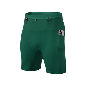 <b>Men</b> <b>Compression</b> Shorts High Elasticity Multi Pocket Running Fitness <b>Tights</b> Adult Sport Wear - Product Image 5