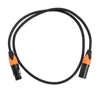 Cable de audio XLR equilibrado de 5 colores al por mayor para estudio de grabación, consola de mezclas, identificación multipista, pedido a granel, MOQ flexible