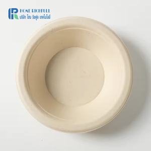 Bol en bagasse de canne à sucre écologique, directement de l'usine, 16/20 oz, 100% naturel, biodégradable, jetable, avec récipient alimentaire - Product Image 2