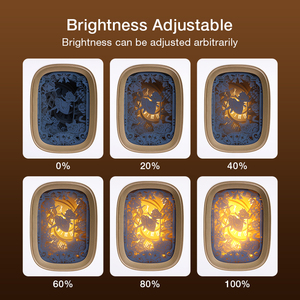 Lámpara Nocturna <span class=keywords><strong>de</strong></span> <span class=keywords><strong>Papel</strong></span> Tallado 3D Personalizada con Música, Diseños <span class=keywords><strong>de</strong></span> Cruz y Ángel, Regalos Creativos LED para Decoración del Hogar/Mesa - Product Image 4