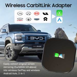 Adaptateur sans fil Plug&Play Carplay Android Auto Carbitlink 2 en 1 avec Bluetooth Smartlink pour Chery Changan Geely BAIC - Product Image 1