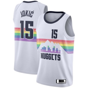 Vente en gros <span class=keywords><strong>Nikola</strong></span> Jokic 15 # maillots chemise meilleure qualité cousu rétro classique Denver #15 <span class=keywords><strong>Nikola</strong></span> Jokic maillots de basket-ball - Product Image 3