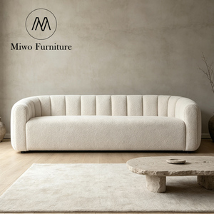 <span class=keywords><strong>Canapé</strong></span> de salon moderne en tissu, ensemble de canapés <span class=keywords><strong>3</strong></span>-4 <span class=keywords><strong>places</strong></span>, <span class=keywords><strong>canapé</strong></span> décoratif pour hôtel et <span class=keywords><strong>club</strong></span>, mobilier d'intérieur, <span class=keywords><strong>canapé</strong></span> deux <span class=keywords><strong>places</strong></span> en bouclette blanche cannelée - Product Image 2
