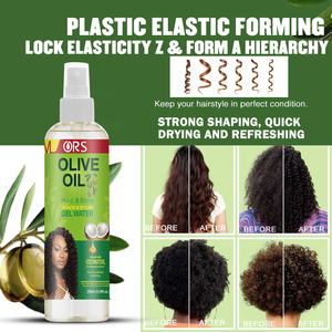 Cera profesional para el cabello con aceite de oliva, cera para controlar las puntas, mousse para cabello rizado 4C, suero protector del calor, champú y loción para uso en salón. - Product Image 5