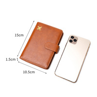 Pochette de passeport en cuir RFID de haute qualité avec couverture de passeport SIM porte-passeport en cuir de luxe