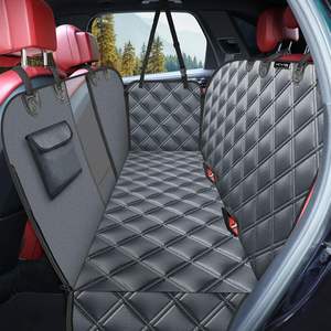 Housse de siège de voiture imperméable pour chien, protection de dossier de siège arrière, hamac avec protection latérale en maille, housse de siège de voiture pour chien - Product Image 1