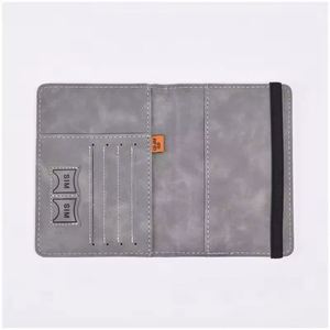 Portefeuille de voyage en cuir PU pour homme, porte-cartes et accessoire de transport manuel pour affaires ou voyages - Product Image 1