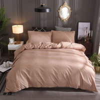 Parure de lit en coton et polyester tissé, couleur unie, pour adulte, 40 x 3 pièces