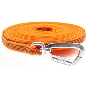 Correa Larga para Perro Personalizada, Naranja, Antideslizante, Sin Asas, con Recubrimiento de Goma, Látex y Cinta de Agarre - Product Image 1