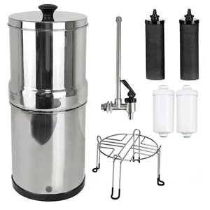 Home Use Stainless Steel Activated Carbon with Chlorine Removal Filter Water Purifier System