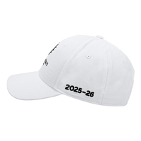 Gorra de Béisbol/Golf Clásica Personalizada al por Mayor, de 6 Paneles, con Logotipo Bordado, Visera Curva, Ajustable, Negra y Blanca, con Logotipo Personalizado