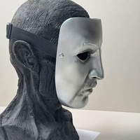 Masque artisanal en résine pour cosplay d'Halloween et de Pâques, Baldwin IV