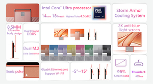 New 27" Home Office Business All-In-One Desktop <strong>Computer</strong> IPS LCD Quad Core I5 DDR4 16GB SSD 512GB Gaming AIO Monoblock Barebone - Product Image 6