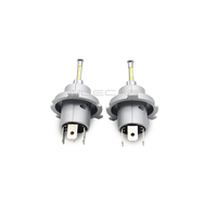 Bombillas LED para Faros Delanteros AILECAR RT4 H4, 35W 6000LM 6000K, Luz Alta y Baja, Kit de Conversión de Faros Delanteros para Automóvil de 360 Grados, Conexión Plug and Play