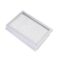 Plafond suspendu en treillis métallique, plafond suspendu en métal déployé, plafond en acier déployé, dalles de plafond métalliques thermolaquées